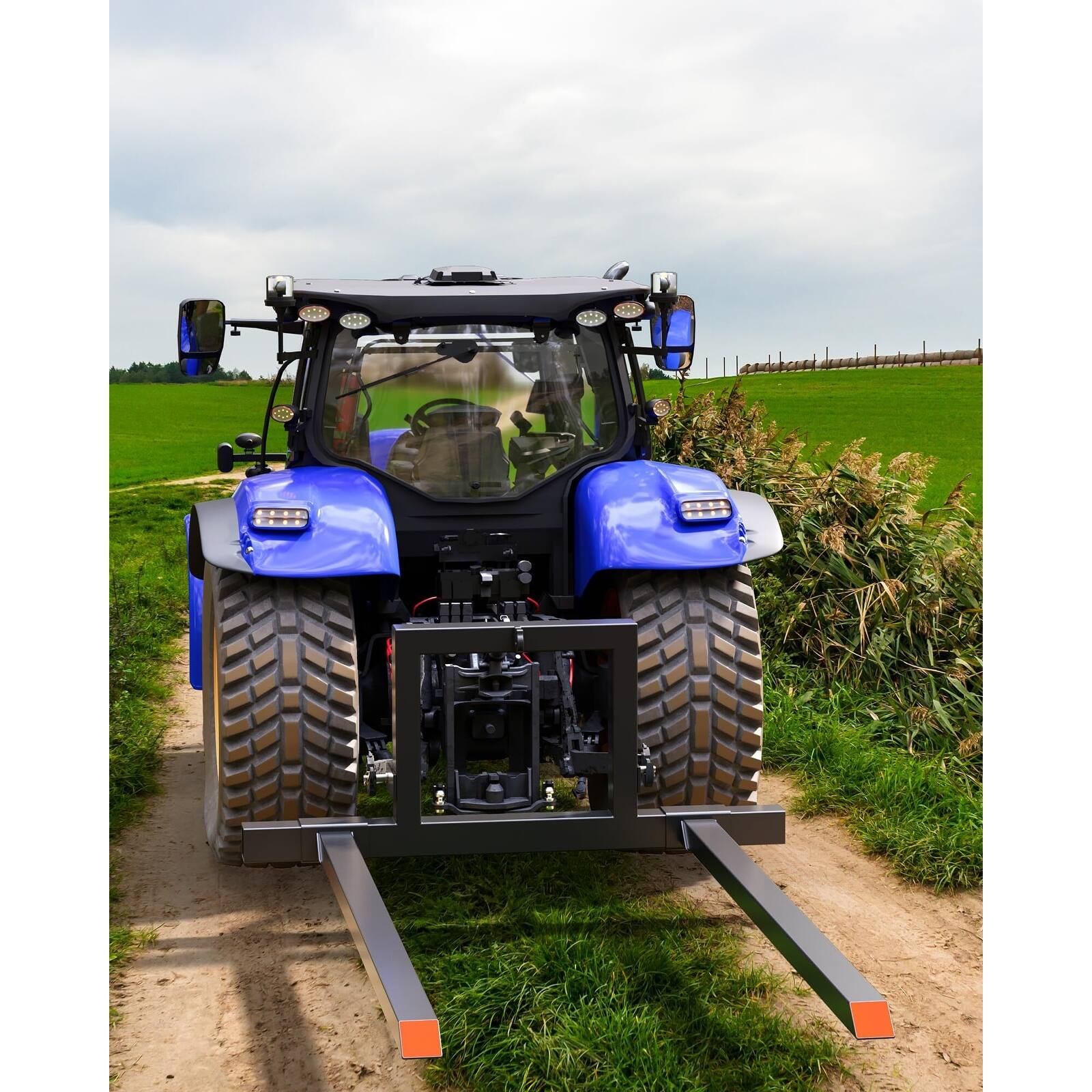 Pallet Forks for Tractor,3 Point Hitch Pallet Fork with 1500LBS