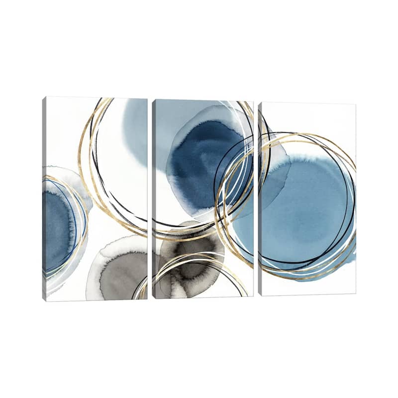 iCanvas "Infinity Indigo II " by Isabelle Z 3-Piece Canvas Wall Art Set