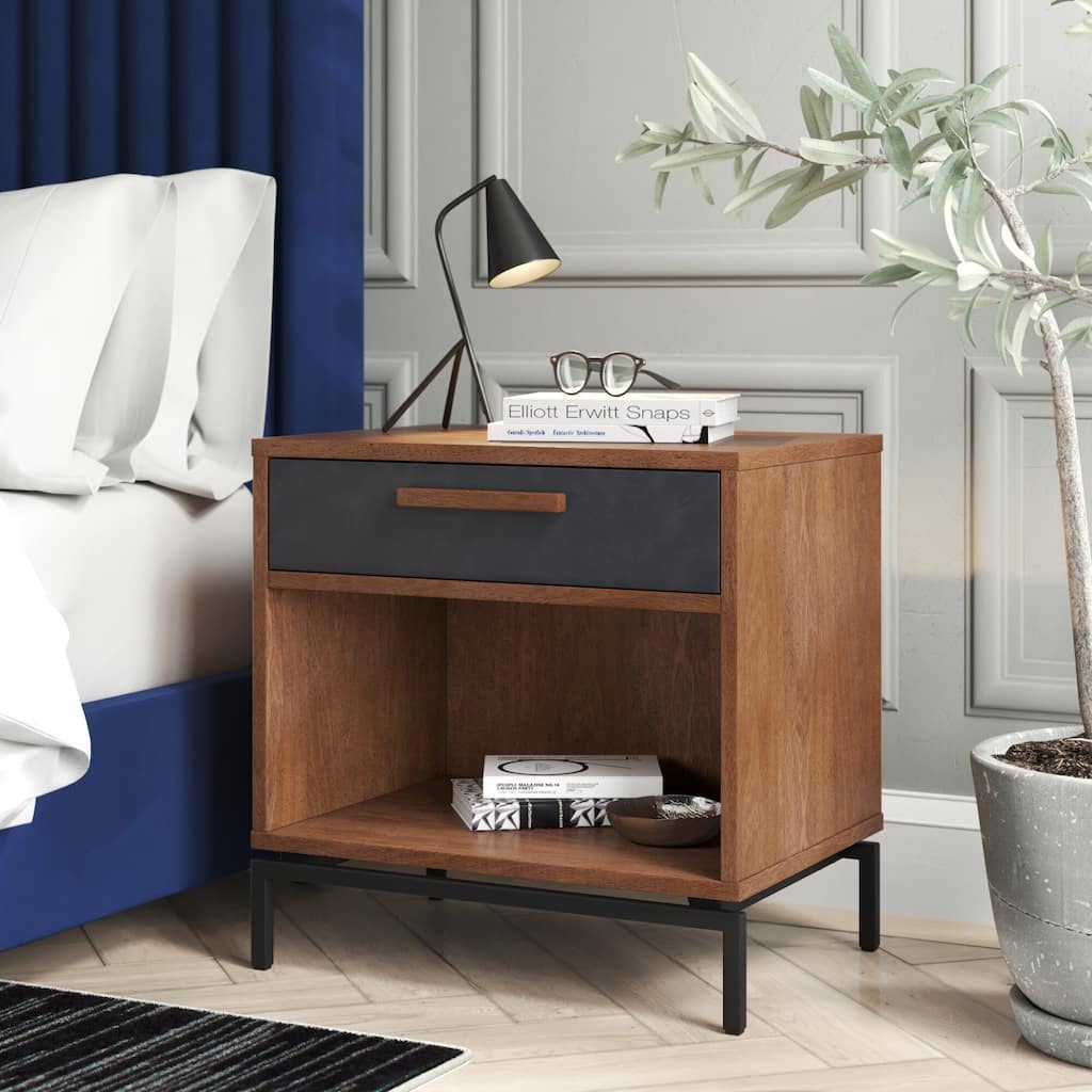 NPD Furniture Bellevue Nightstand / End Table 1-Drawer