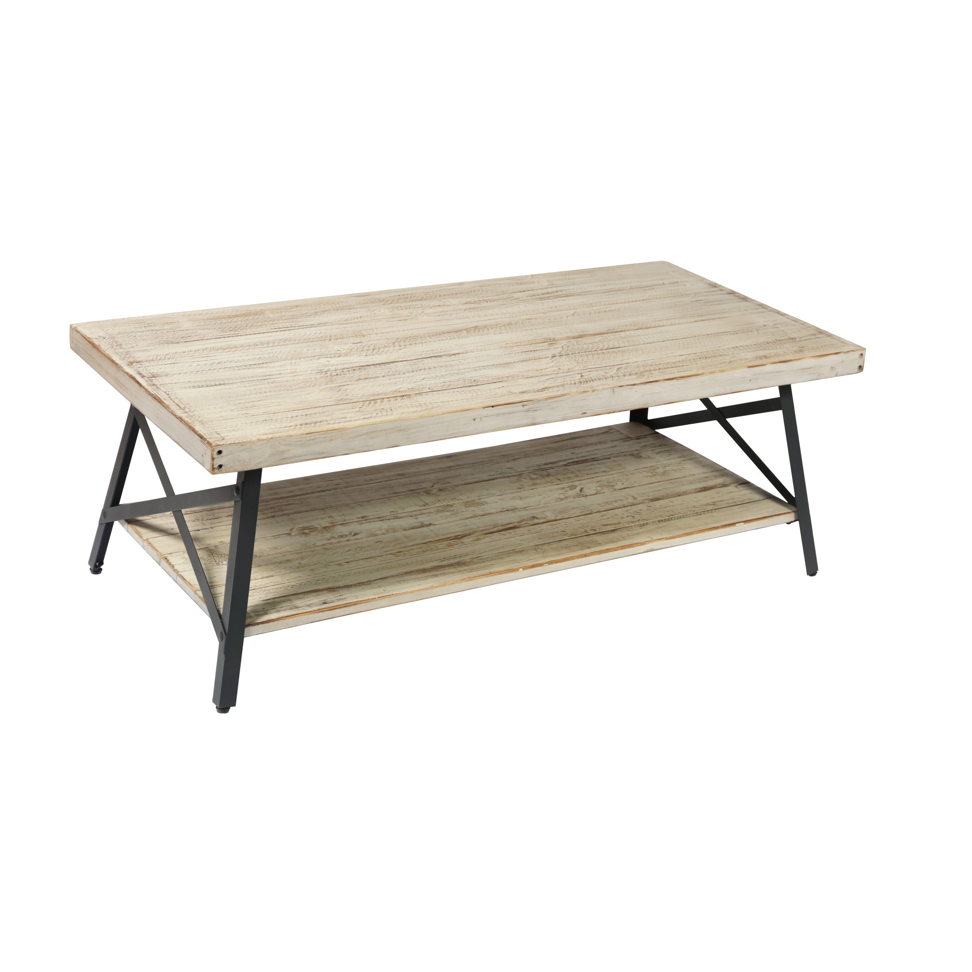 Carbon Loft Oliver Modern Rustic Wood Coffee Table Overstock 20253954