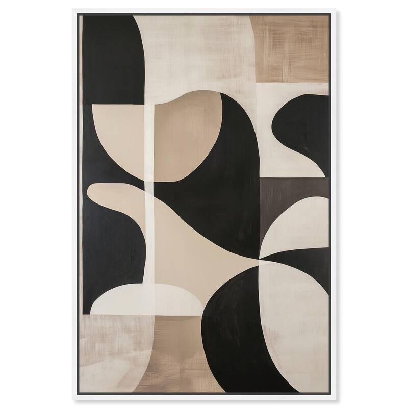 Disc Dynamics Canvas by Art Remedy - 36" x 54" - White