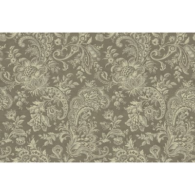 Seabrook Designs Wentworth Paisley Unpasted Wallpaper