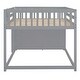 preview thumbnail 28 of 48, Espresso Full Bunk Bed with 4 Drawers & 3 Shelves - Modern & Practical