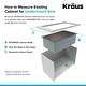 preview thumbnail 135 of 158, KRAUS Standart PRO Undermount Single Bowl Stainless Steel Kitchen Sink