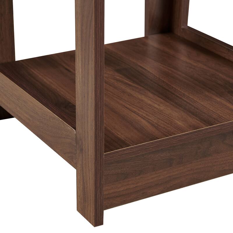 Modern Rattan Nightstand Small Side Table with Drawer for Bedroom or Living Room