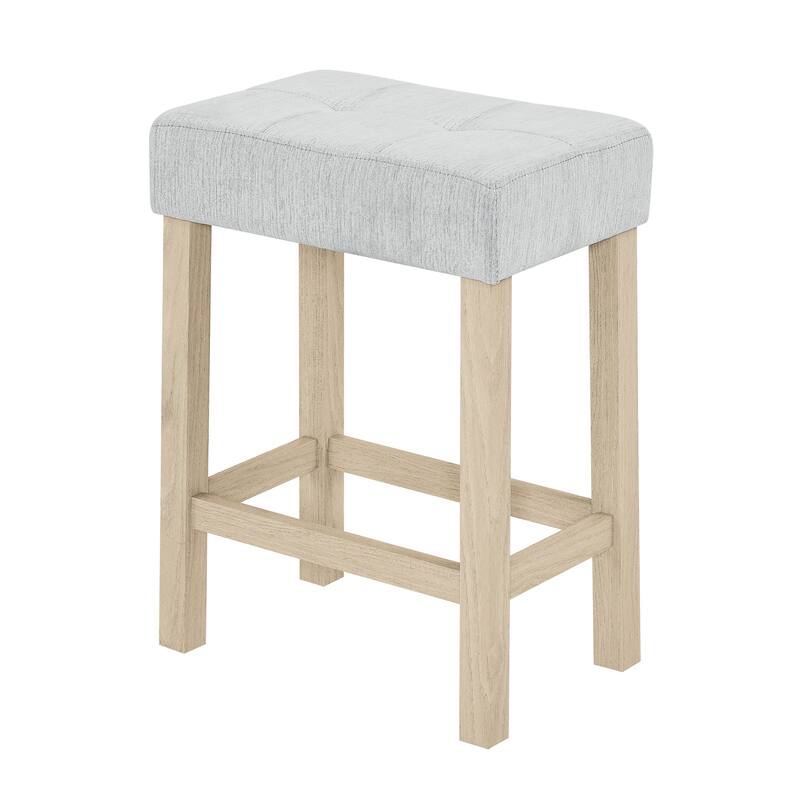 Modern 4-Piece Dining Set with Bar Table & 3 Upholstered Stools, Sofa Table with Built-In Charging Hub for Dining Room