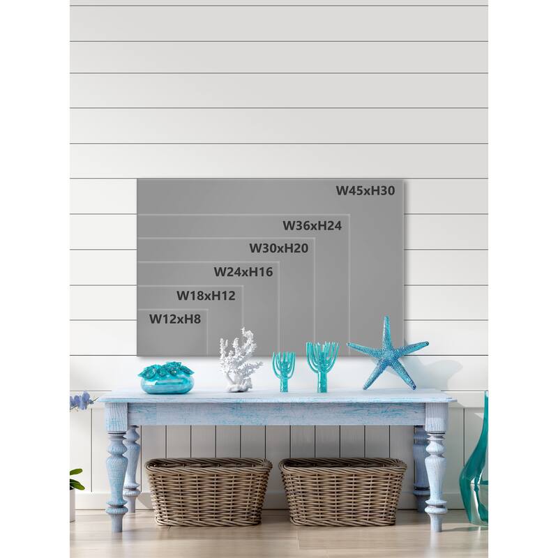 'Watching the Waves' Framed Painting Print