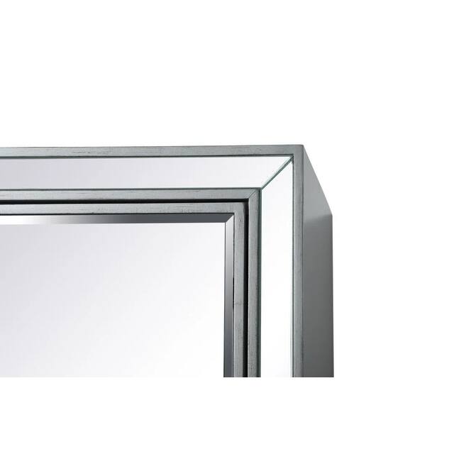 Mirrored Armoire with Drawers
