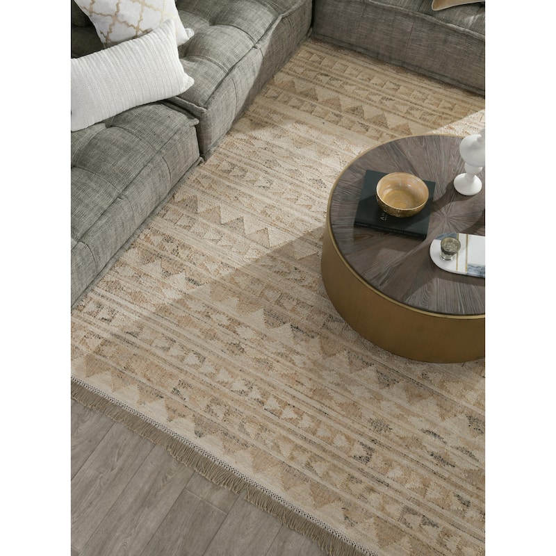 The Curated Nomad James Handwoven Jute Area Rug - 8'x10' - Ivory/Natural
