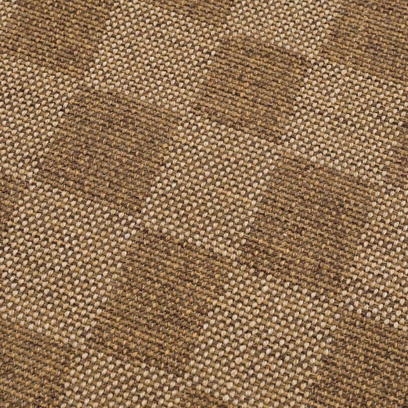 Hauteloom Kuval Living Room, Bedroom Patio Outdoor Area Rug - Farmhouse - Camel - 2' x 2'11"