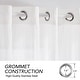 preview thumbnail 2 of 29, Deconovo Bedroom Crepe Solid Sheer Voile Curtain (2 Panels)
