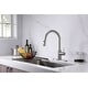 preview thumbnail 19 of 30, Ultra Faucets Euro Collection Single-Handle Kitchen Faucet With Pull-Down Spray