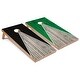 preview thumbnail 1 of 3, Black and Kelly Pyramid Premium Cornhole Boards with Carry Case 16 Years and Up