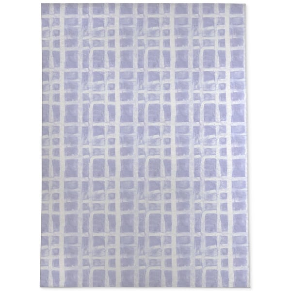 ERASED GRID PURPLE Outdoor Rug By Becky Bailey Bed Bath & Beyond