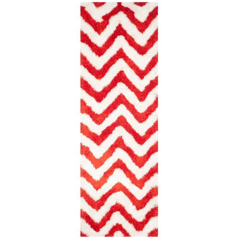 SAFAVIEH Handmade Barcelona Shag Rayya Polyester Rug