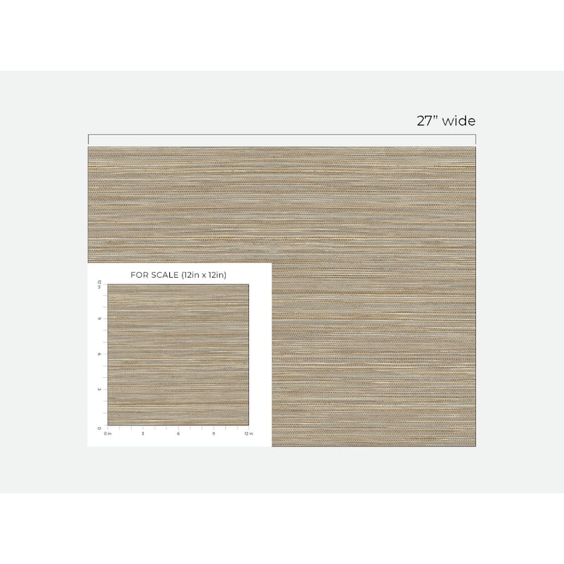 Luxe Haven Luxe Sisal Peel and Stick Wallpaper