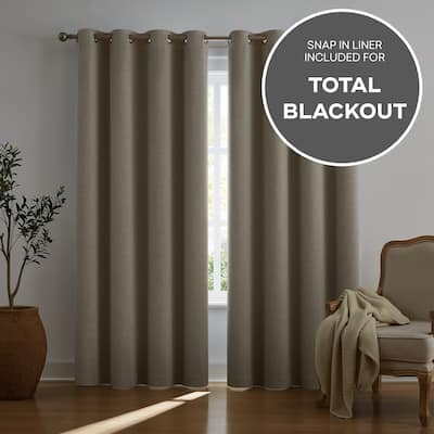 Sun Barrier Snap In Blackout Liner Grommet Panel Pair
