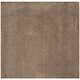 SAFAVIEH Laguna Shag Verdiana Solid Color 2-inch Thick Shag Rug - 6'7" Square - Taupe
