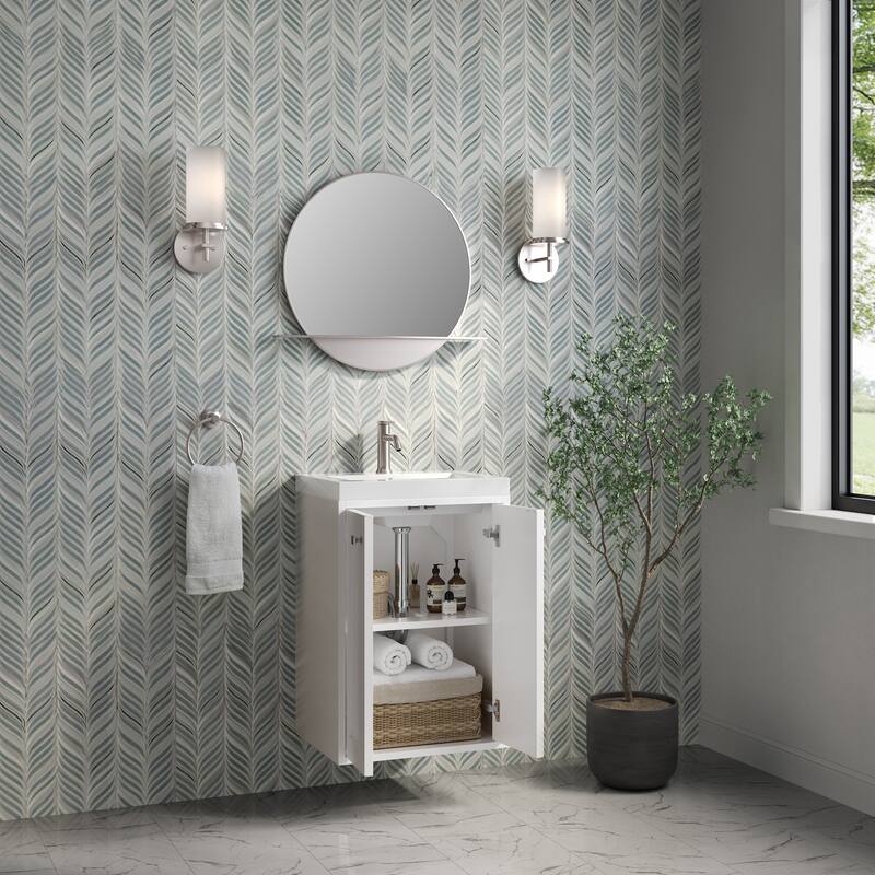 James Martin Vanities 533V20WG Chianti 20" Wall Mounted Single Basin