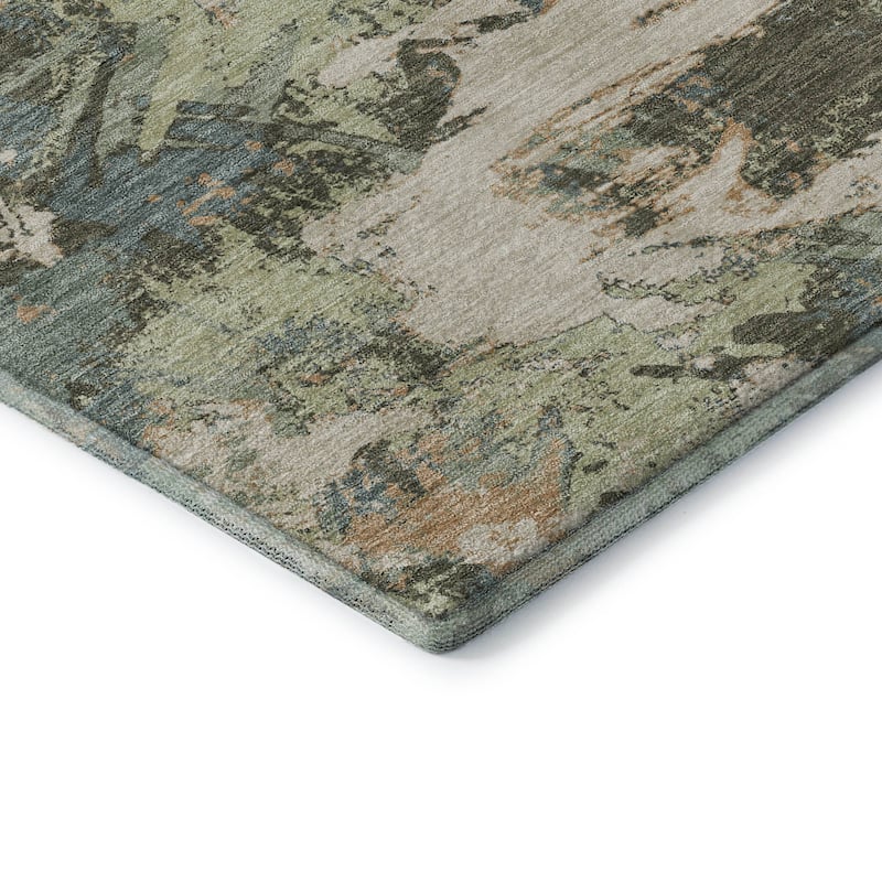 Premium Washable Super Soft Abstract Floral Mayfield Rug