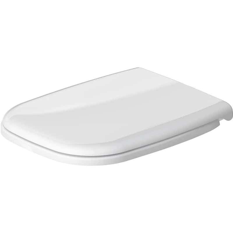 Duravit D-Code Elongated Closed-Front Toilet Seat with Soft Close