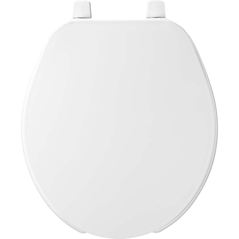 Bemis 75 Plastic Round Toilet Seat - 15.13" x 1.77" x 18.75"