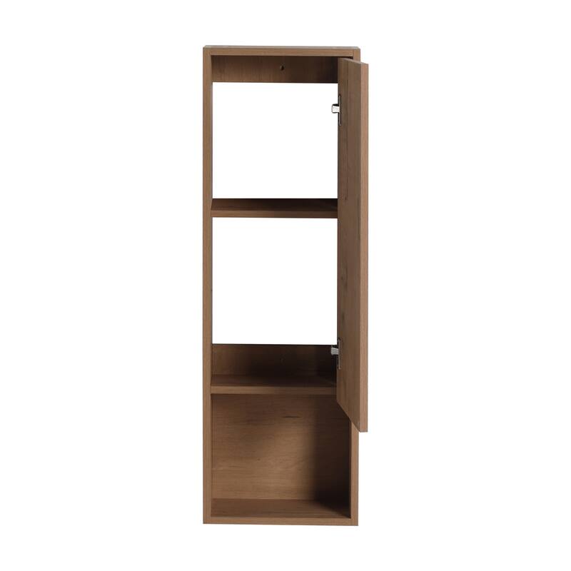 BNK 12"/24" Bathroom Side Cabinet with Soft Close Door and Shelf, Modern Side Cabinet