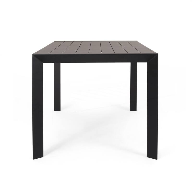 7 Pieces Outdoor Modern Metal and Polypropylene Dining Set