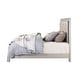 preview thumbnail 4 of 5, Glendena Beige and Champagne Tufted Bed with 2-Drawer