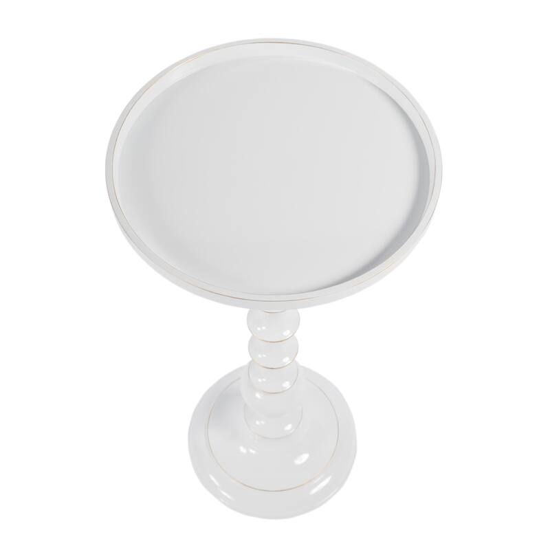 Mia 11 in. W Round Metal Side Table
