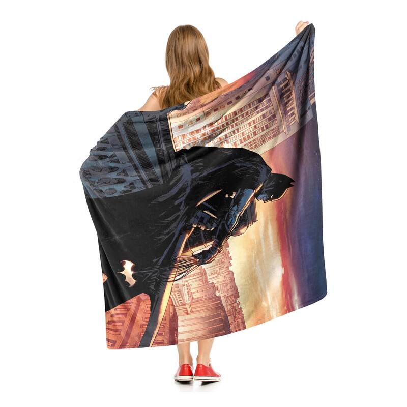 DC Batman Knight Watch Silk Touch Throw Blanket