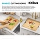 preview thumbnail 104 of 142, KRAUS Kore Workstation Undermount Stainless Steel Kitchen Sink