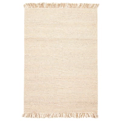 ECARPETGALLERY Braid weave Sienna Brown Wool Rug - 5'2 x 7'3