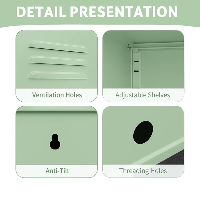 Single Door Lockable Metal End Table,Modern Minimalist Room Side Table with 2 Adjustable Shelf,Multi Storage Cabinet