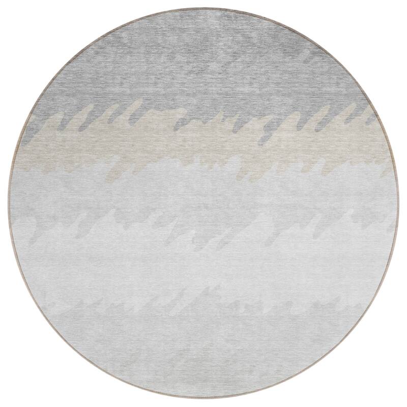 HomeRoots Striped Transitional Rectangle Outdoor Rug