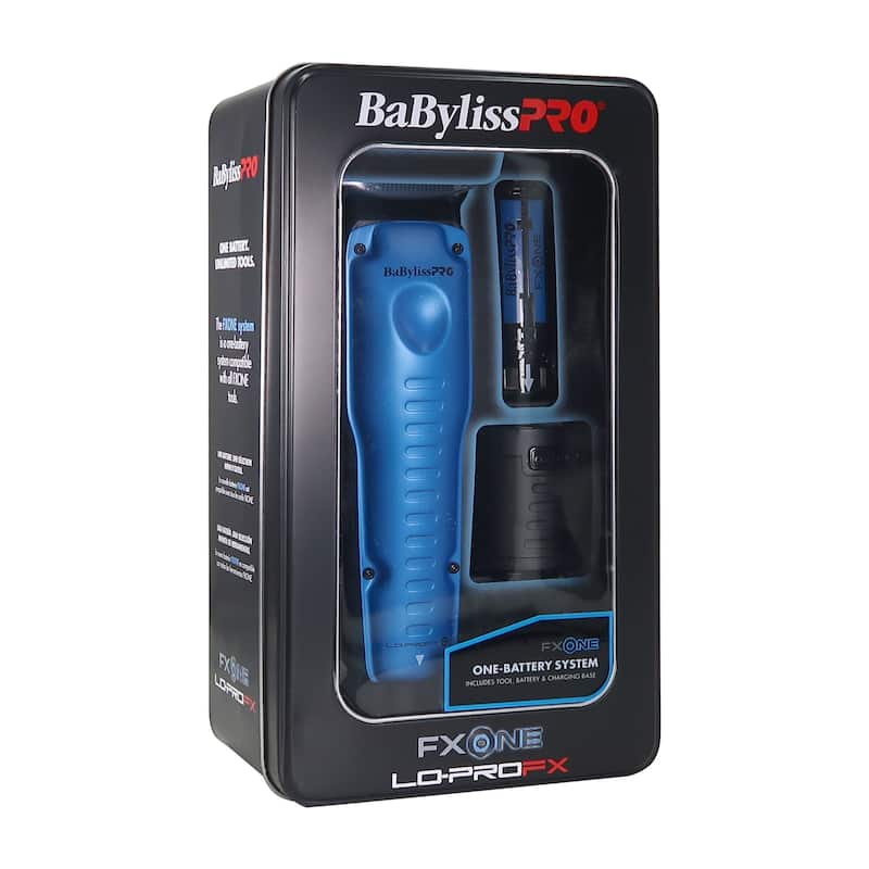 BaByliss Pro LIMITED EDITION LO-PROFX Interchangeable Battery Cordless Clipper FX829BL + Comb Set - Red