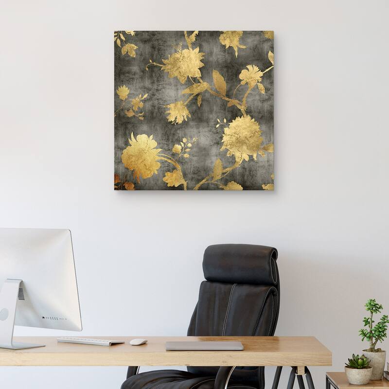 Golden Silhouette I by Erin Lange Canvas Art Print