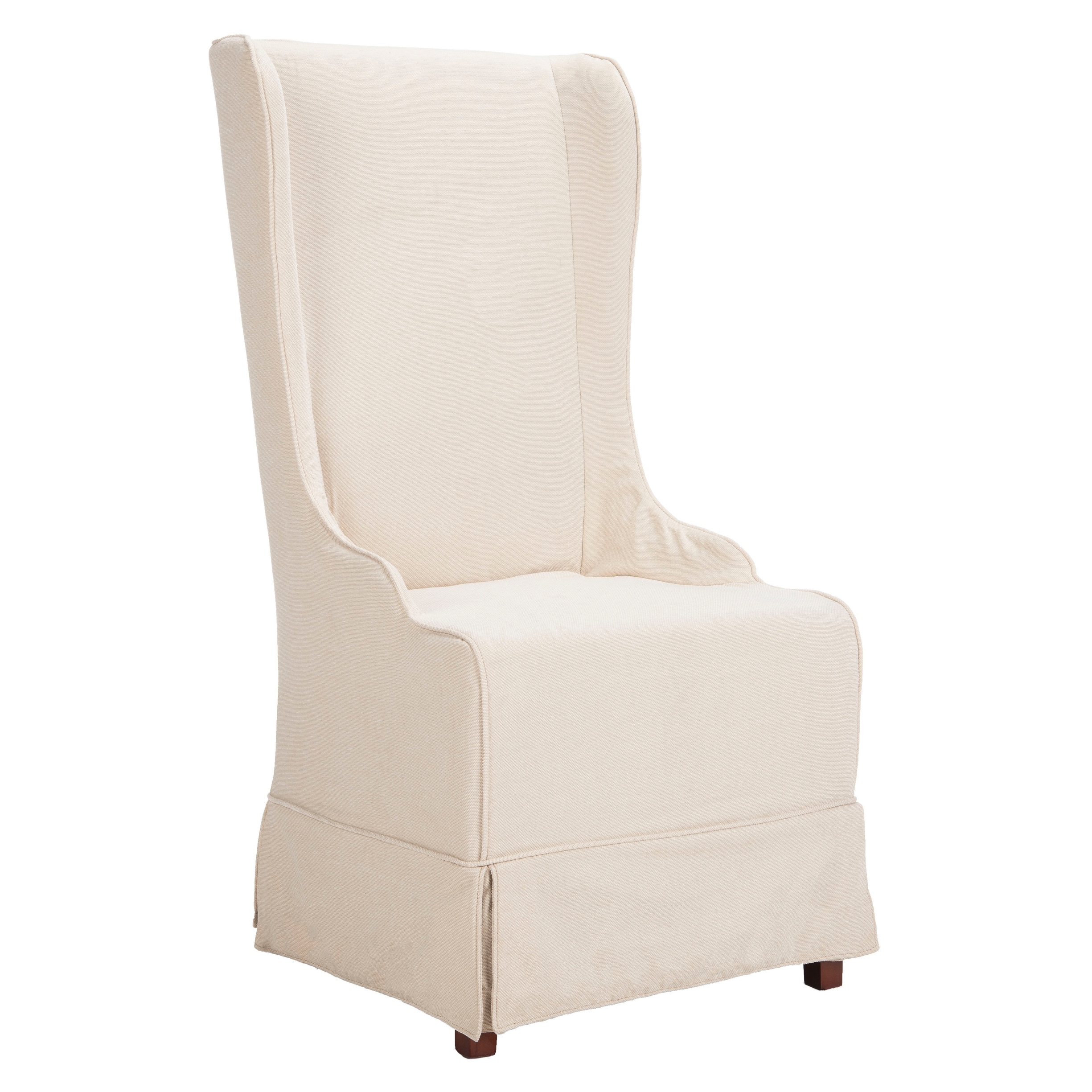 Safavieh Dining Deco Bacall Ivory Slip Cover Dining Chair Overstock 6182753