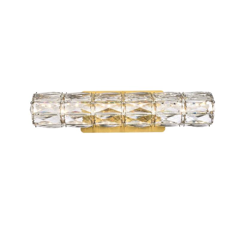 Indigo Home 18 inch LED linear wall sconce in gold - Gold