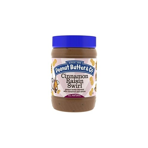 Peanut Butter and Co Peanut Butter - Cinnamon Raisin Swirl - Case of 6 - 16 oz.