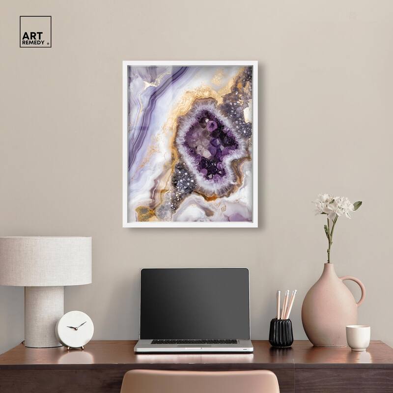 Amethystine Dream II Shadowbox by Art Remedy