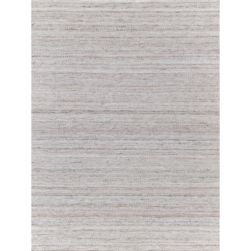 EXQUISITE RUGS Loro Indoor/Outdoor Flatweave PET yarn Light Beige Area Rug.