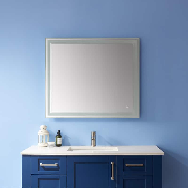 36'' Rectangle LED Lighted Accent Bathroom/Vanity Wall Mirror