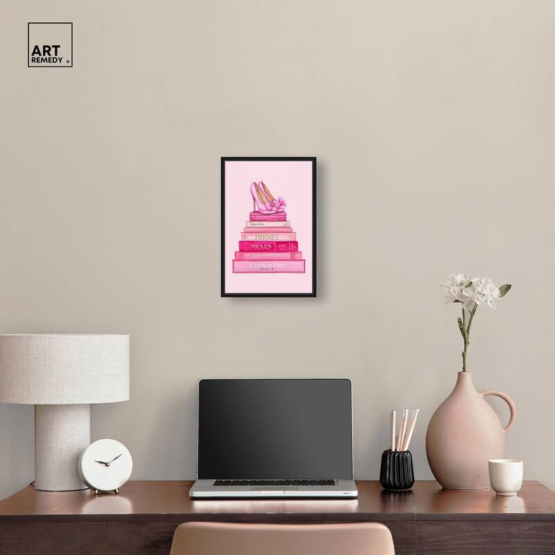 Fashion books in Pink Canvas by Art Remedy