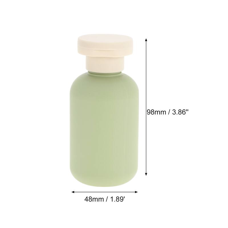 Flip Cap Soap Dispenser for Bathroom 1 Pc - Green