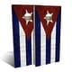 preview thumbnail 1 of 7, Cuba Flag Outdoor Cornhole Board Set Backyard 2x4 - NO Accessories