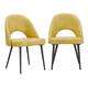 Option Yellow PU Leather