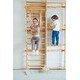 preview thumbnail 2 of 5, Neem Swedish Wall Ladder & Indoor Wooden Climber for Kids - Home Gym Playset - Natural - Neem 94.5 inches