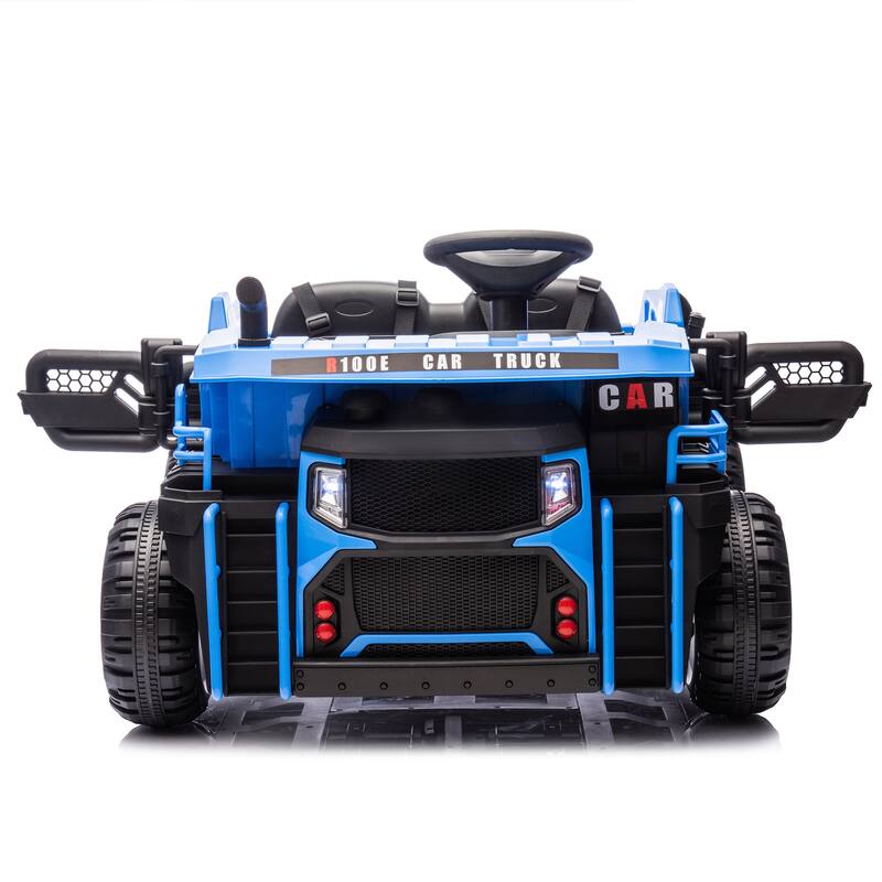 24V Two-Seater Kids Ride-On Electric Car with 400W Motor, Electric Rear Dump, Bluetooth, MP3, Remote Control 鈥?For Kids 3+