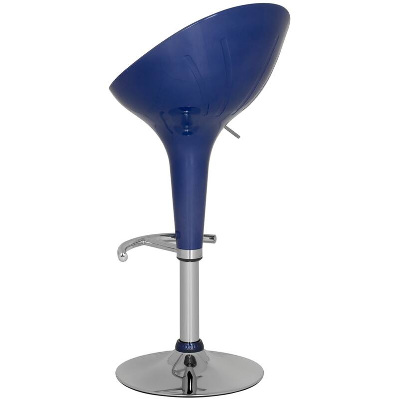 SAFAVIEH Sharyl White Gas Lift Adjustable Bar Stool - 17.9" x 17.3" x 31.9" - 18Wx17Dx40H